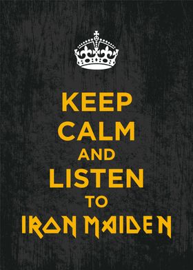 keep calm music poster