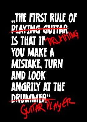 The First Rule for Drummer