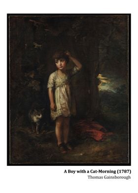A Boy with a Cat