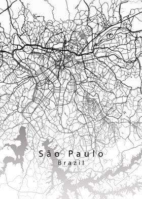 Sao Paulo City Map