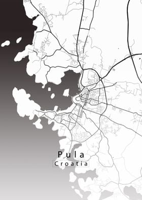 Pula City Map