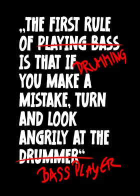 First Rule of drummer