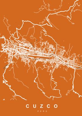 CUZCO Map PERU