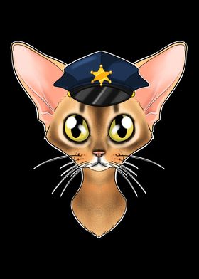 Police Abyssinian Cat