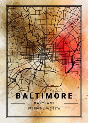 Baltimore Ara Watercolor