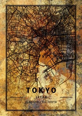 Tokyo Japan Map