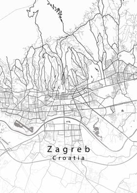 Zagreb City Map