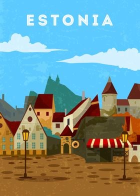 Estonia retro travel