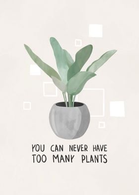 Too many plants