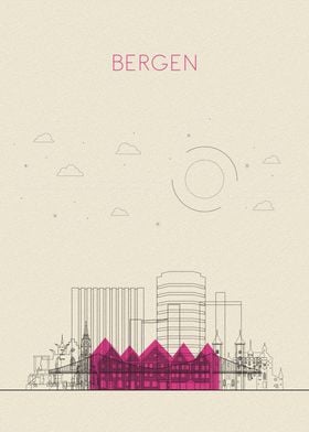 Bergen Skyline