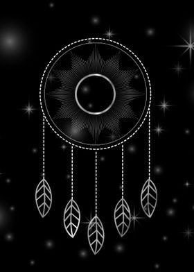 Mystic space dream catcher