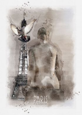 Paris Travel Poster