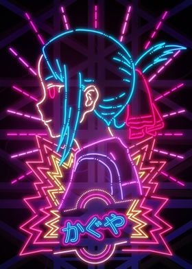 The Muscle Queen Neon Art