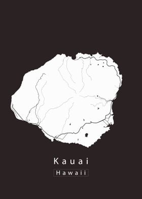 Kauai Island Map