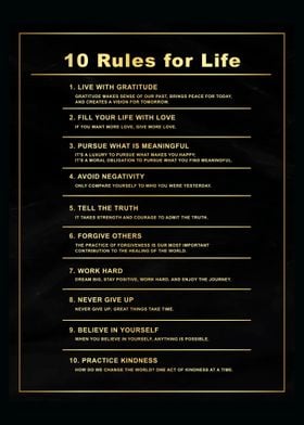 10 Rules for Life