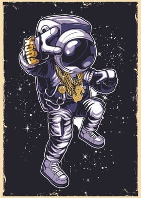 Poster Astronout Art