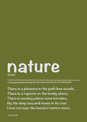 Nature definition