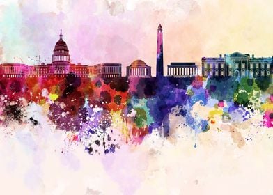 Washington DC skyline