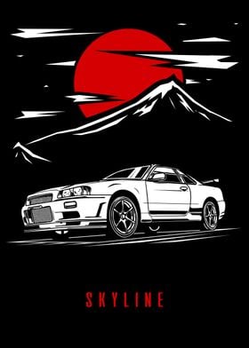 Skyline R34