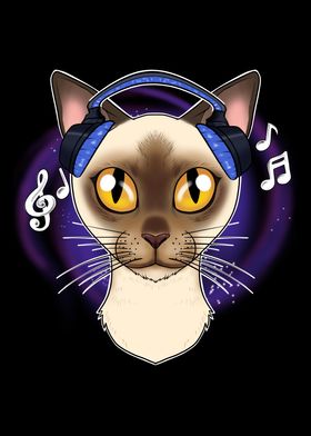 Cute Burmese Cat I Music