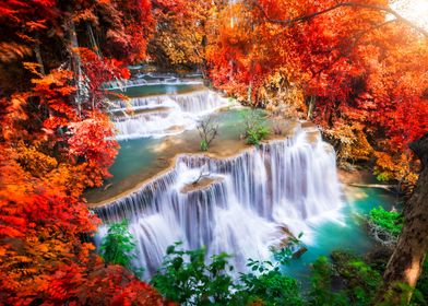 Magic Orange Waterfall