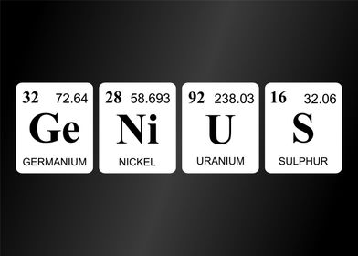 Genius periodic table