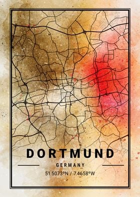 Dortmund Ara Watercolor Ma