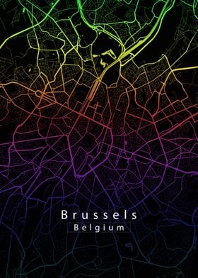 Brussels City Map