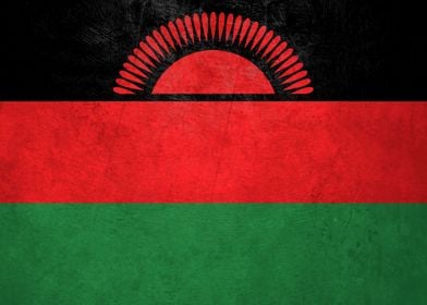 Flag of Malawi on Wall