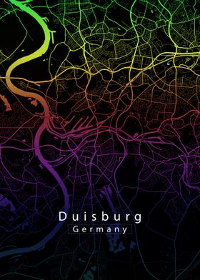 Duisburg City Map