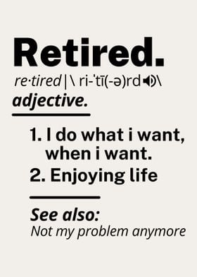 Retired Definition