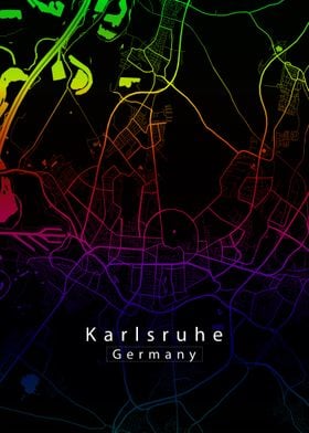 Karlsruhe City Map