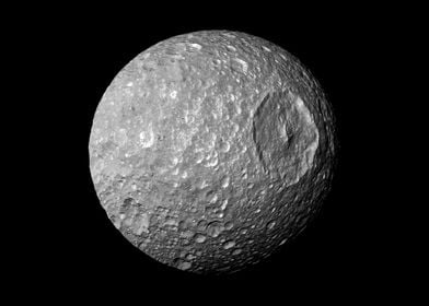 Saturn moon Mimas