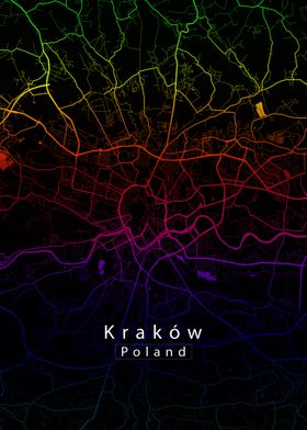 Krakow City Map