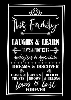 Family Rules Wall Decor