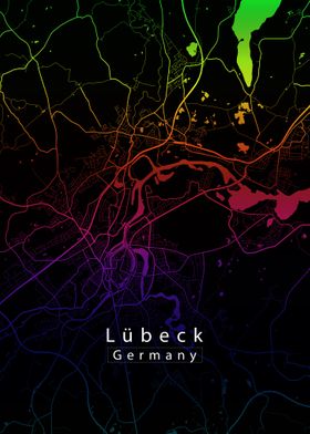 Luebeck City Map