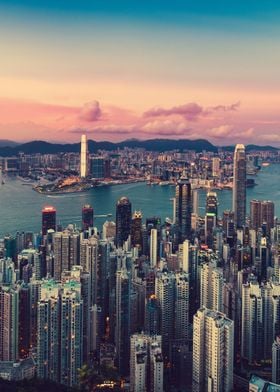 City view of Hong Kong