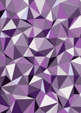 Amethyst triangles