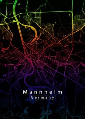 Mannheim City Map