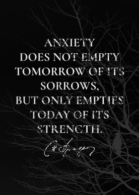 Anxiety Charles Spurgeon