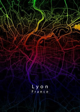 Lyon City Map