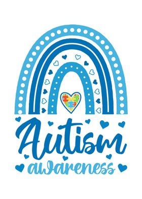 Autism Awareness Rainbow