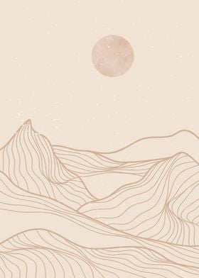 MOUNTAIN LINE ART