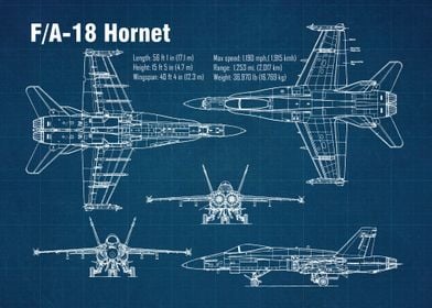 FA 18 Hornet jet
