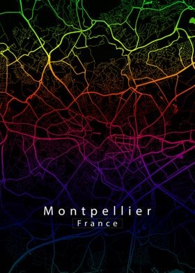 Montpellier City Map