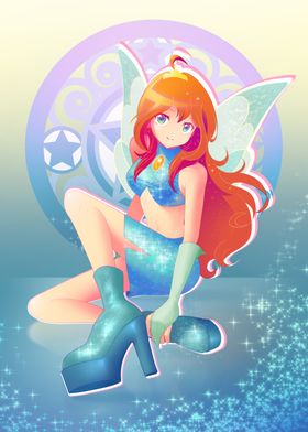 Bloom Anime' Poster by Winx Club | Displate