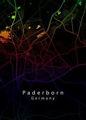 Paderborn City Map