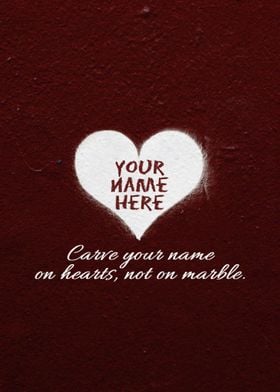 Carve on Hearts CHSpurgeon