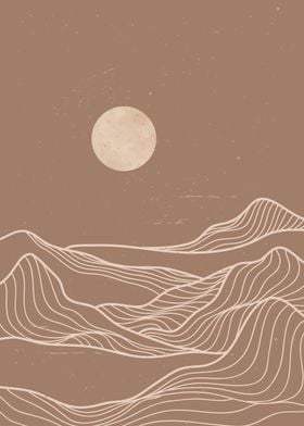 MOUNTAIN LINE ART