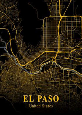 El Paso Gold City Map